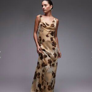 Topshop Floral Maxi Dress